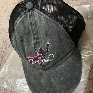 Super Mom Black and Pink Cap